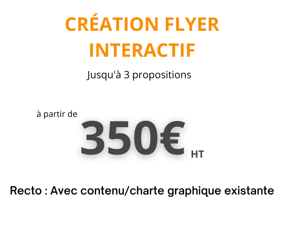 tarif flyer interactif