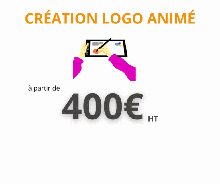 Tarif logo animé